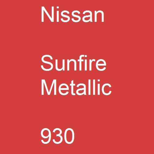 Nissan, Sunfire Metallic, 930.